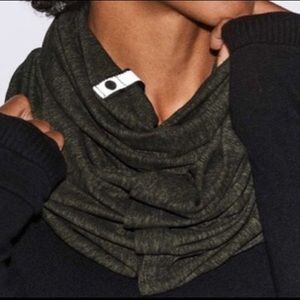 Olive green/ black mix lululemon scarf